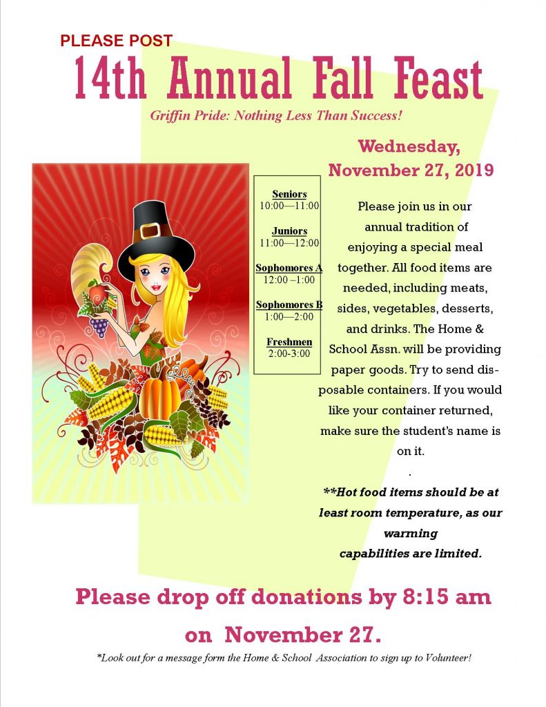 14th Annual Fall Feast 2019