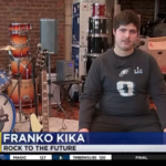 Junior Franko Kika on CBS; playing bass for Kevin Bacon