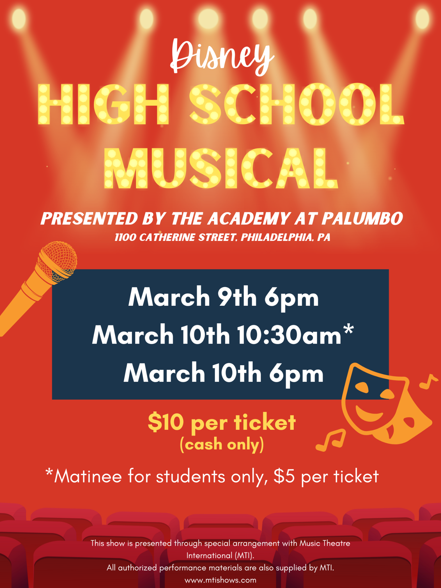 Come see High School Musical! – Academy At Palumbo