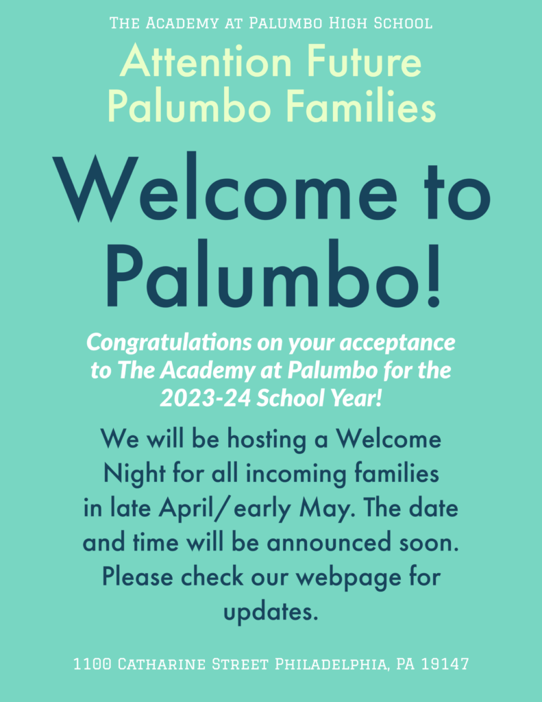 Attention Future Palumbo Families