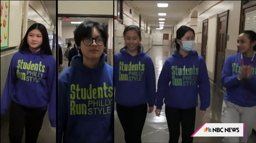 Students Run Philly Style - Palumbo on the Today Show