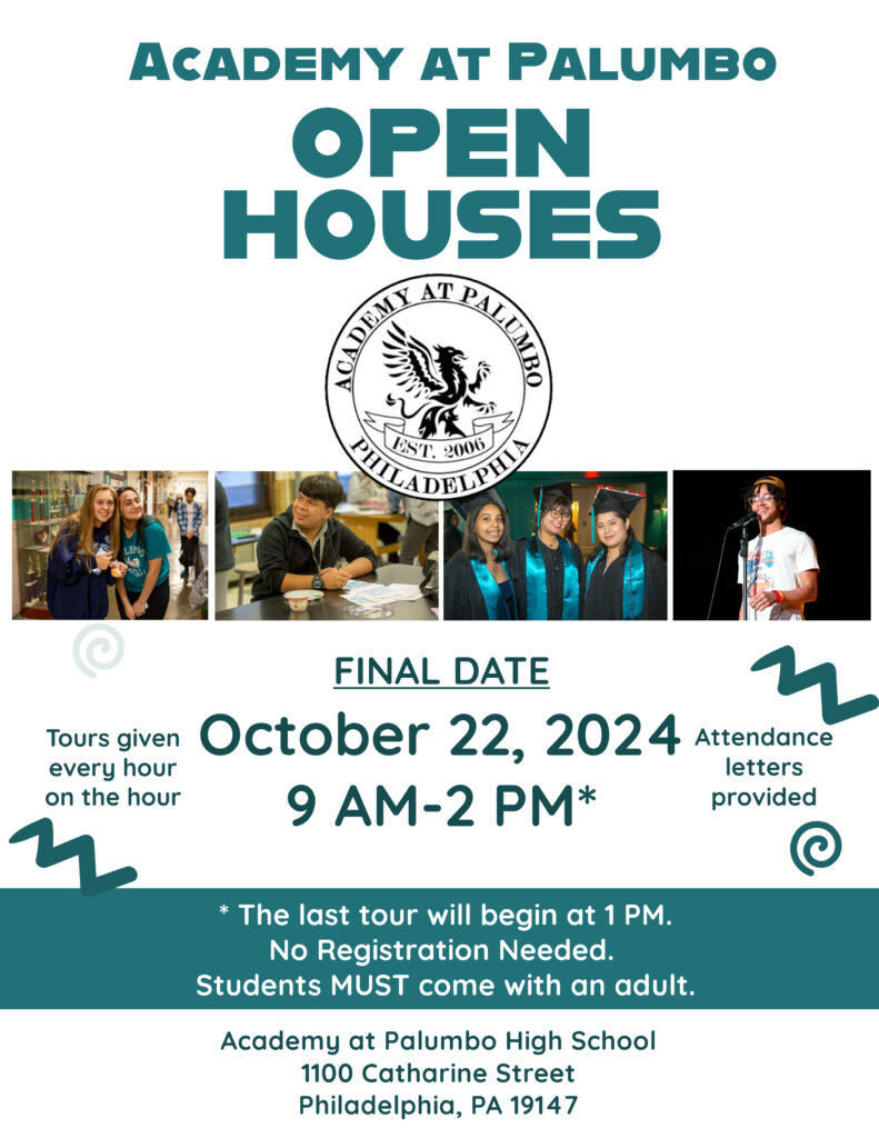 Academy at Palumbo Open House October 22, 2024