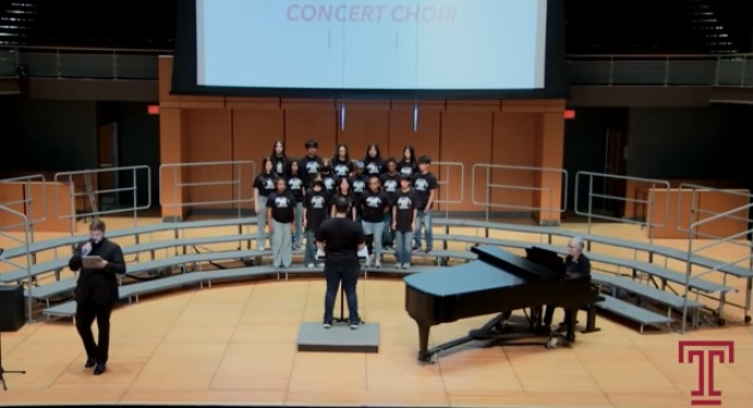 Palumbo Concert Choir Shines at Temple University Performance